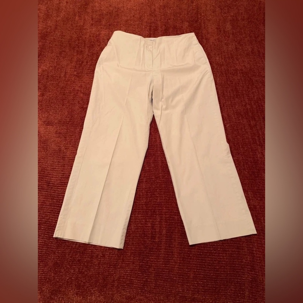Beige Relaxed Fit Business Casual Pants - Picture 5 of 8